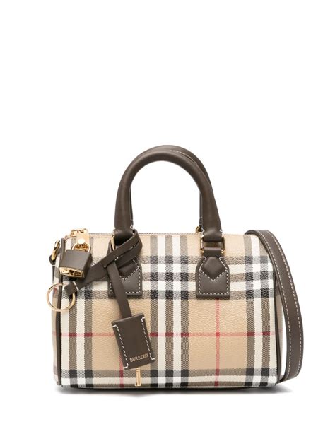 Burberry Bolsa Xadrez Mini 